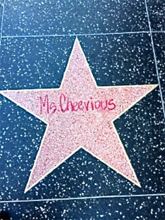 Ms. Cheevious on The Hollywood Walk of Fame